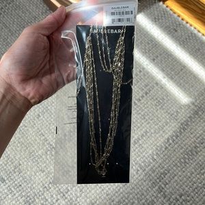 Baublebar layered gold necklace 30”